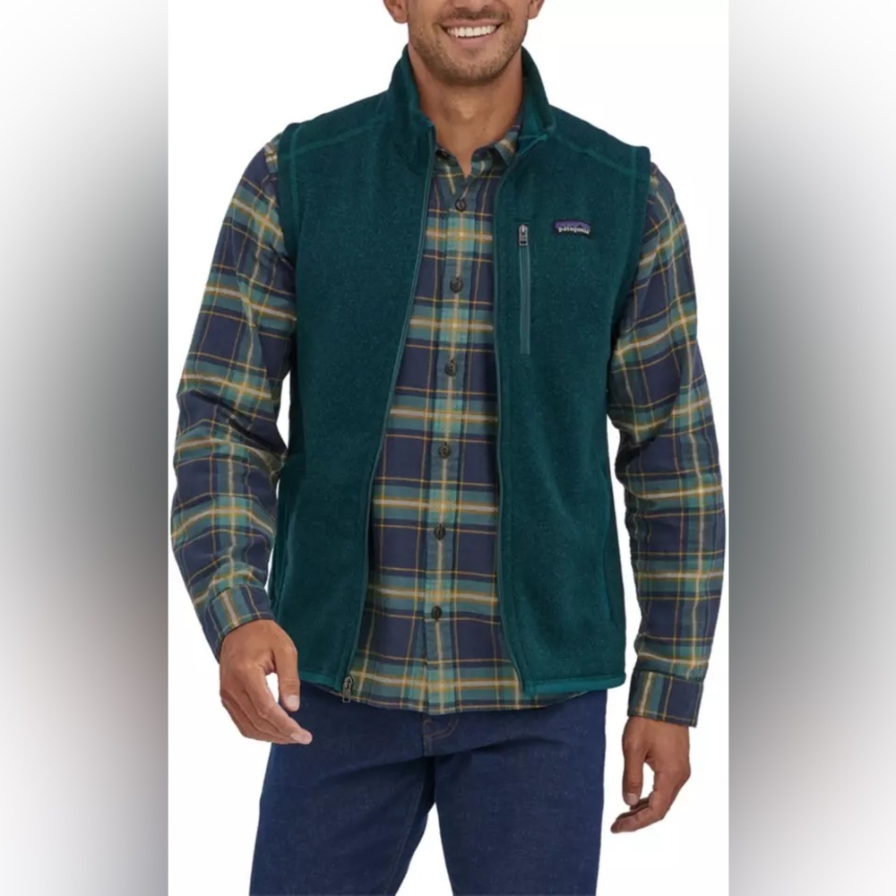 Patagonia Fleece Sweater Vest Size Men Large